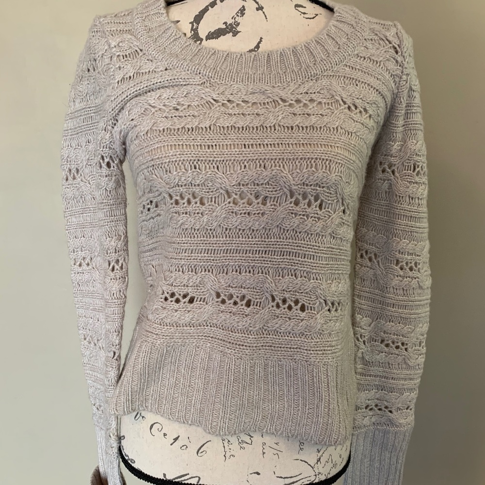 Grey Knit Sweater